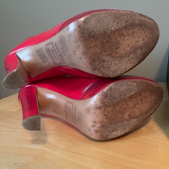 Dsquared2 Red Ankle Boots - Picture 9 of 17